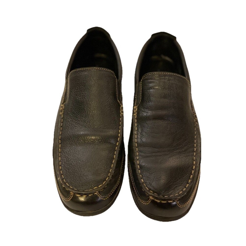 Cole Haan Men’s Loafers Size 13 M Leather Shoes Black Slip On